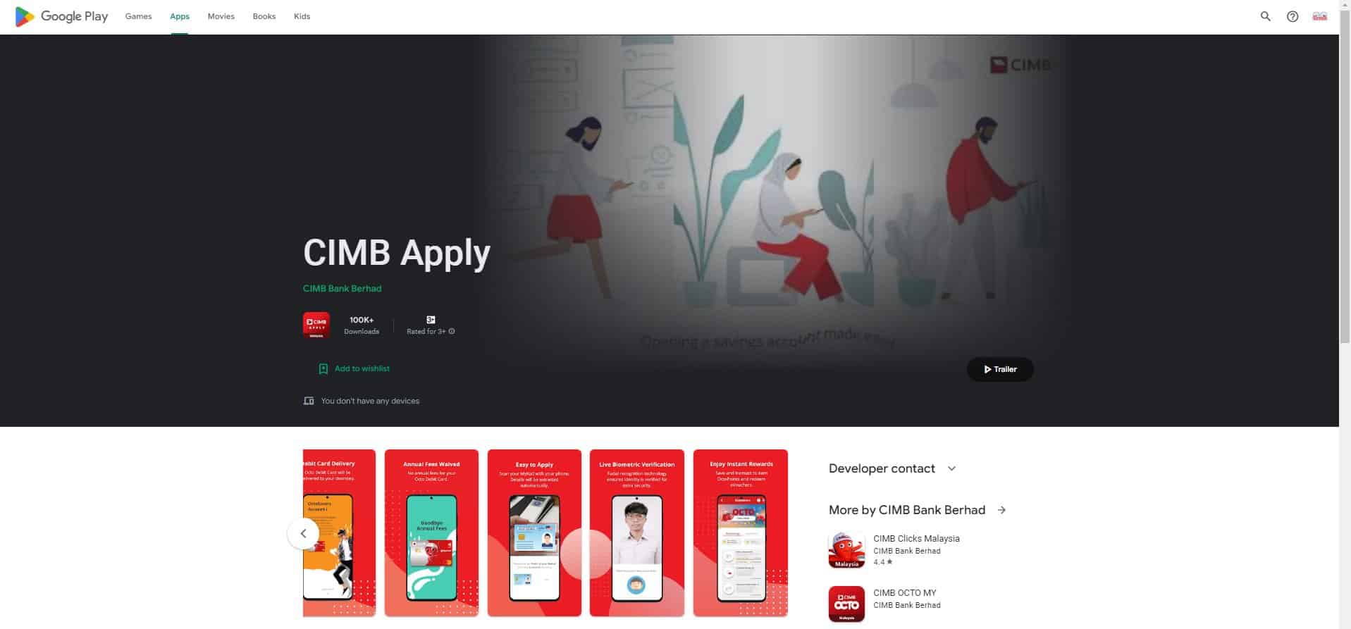 CIMB Apply Google Play Store