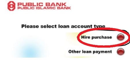 Cara Bayar Loan Kereta Public Bank Melalui ATM (3)