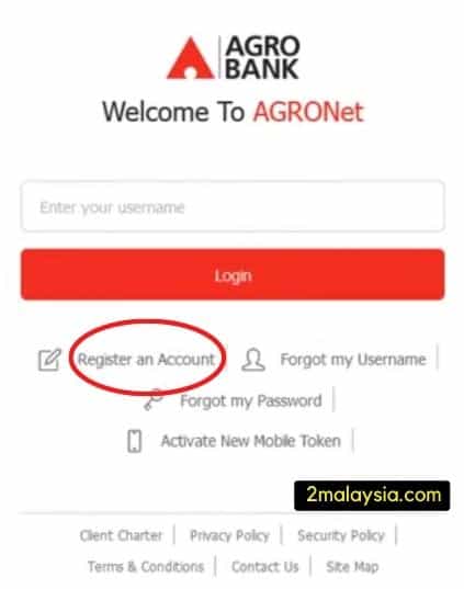 Cara Daftar Agrobank Online1