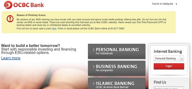 Cara Daftar OCBC Online 1