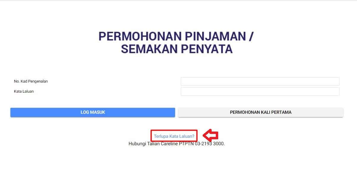 Cara Dapatkan Nombor Pinjaman PTPTN Melalui E-mail (1)