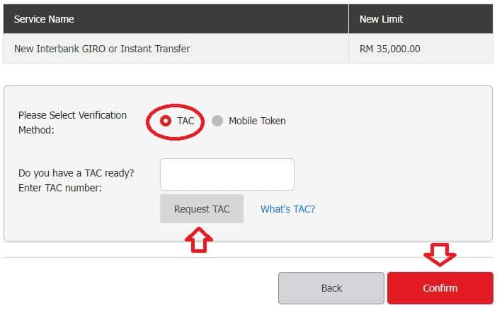 Cara Tukar Limit Agrobank (AGRONet Foto 4)