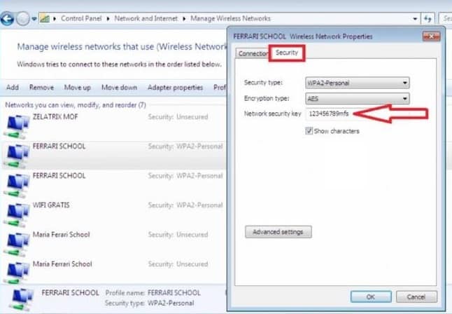 Cara mengetahui kata laluan WiFi (melalui Control Panel 3)