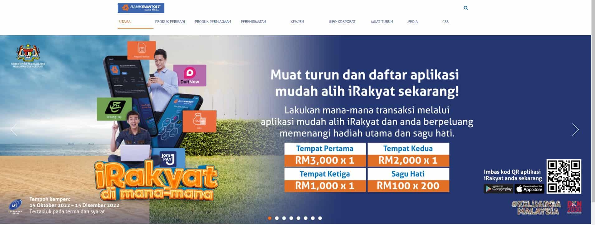 Laman Rasmi Bank Rakyat (Malaysia)