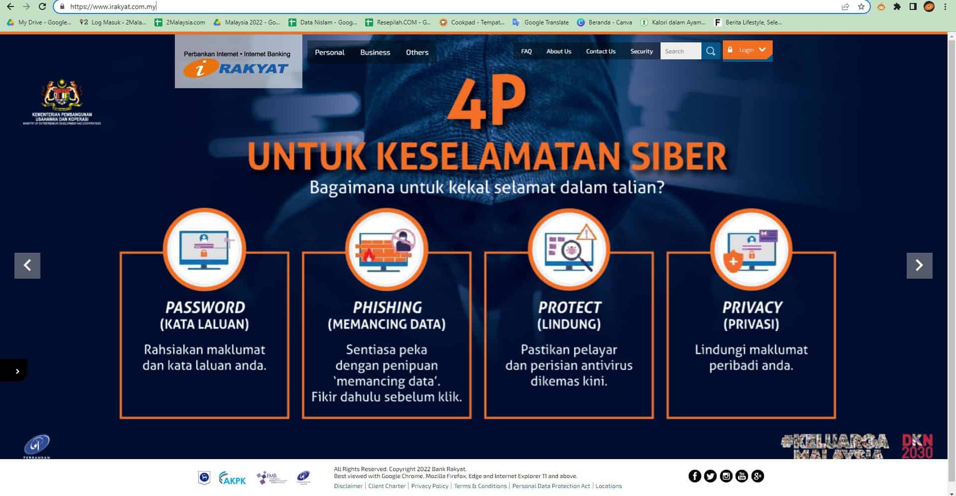 Laman Web Rasmi Bank Rakyat