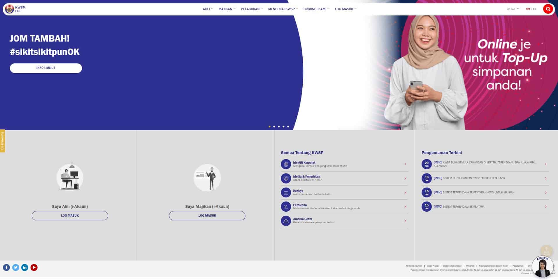 Laman Web Rasmi KWSP