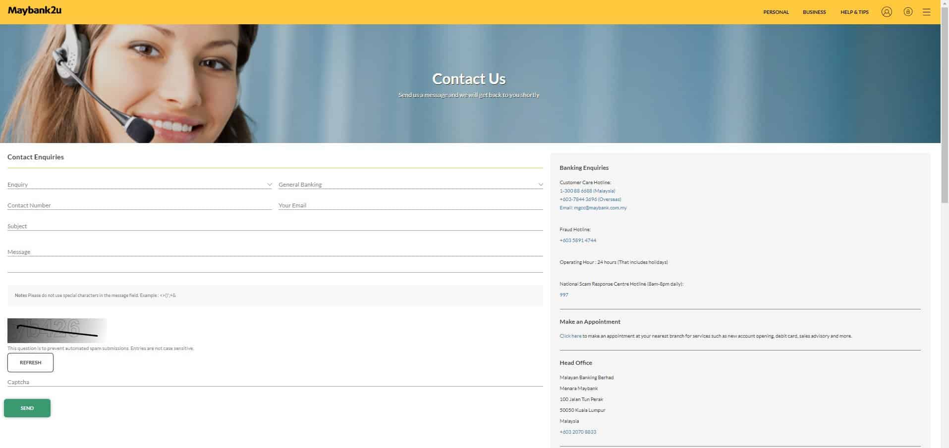 Laman Web Rasmi Maybank