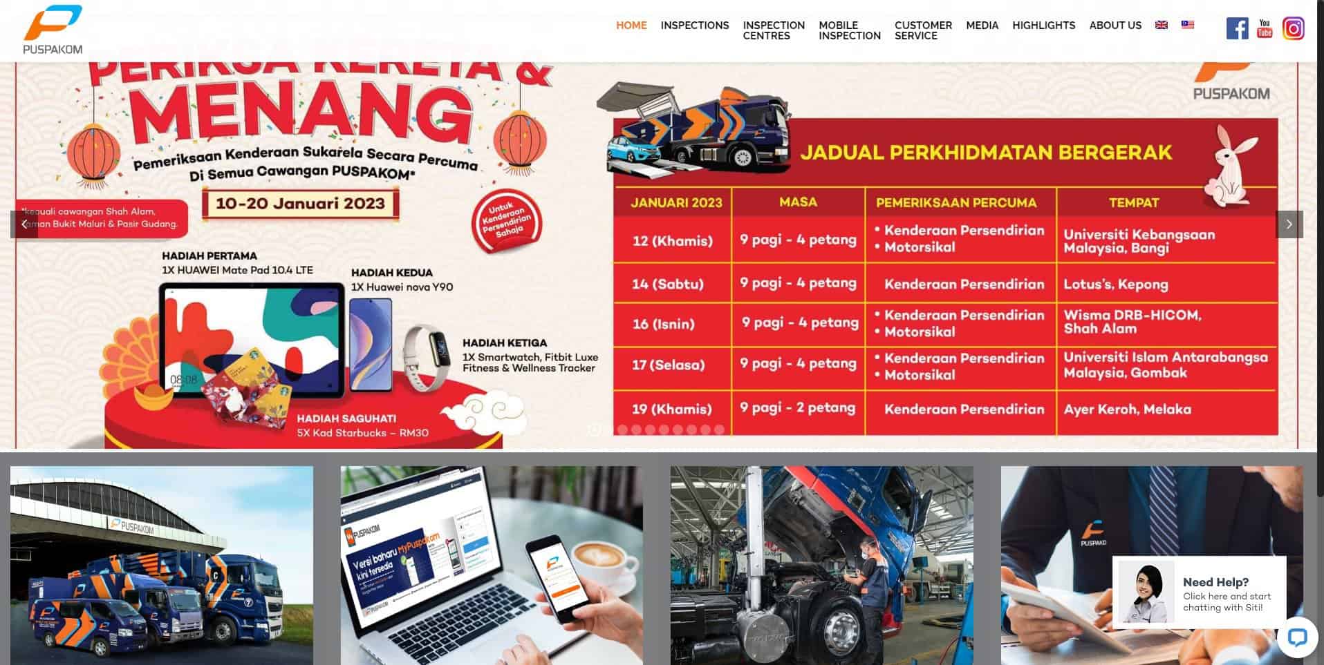 Laman Web Rasmi PUSPAKOM