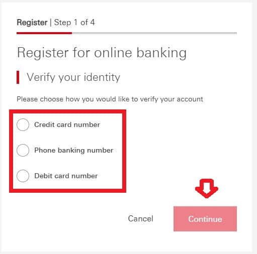 Verify your identity (Cara daftar HSBC)