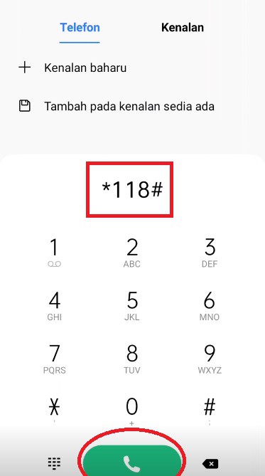 cara check baki u mobile (via dial)