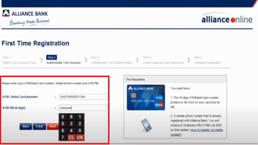 cara daftar alliance bank online (aktifkan 3)