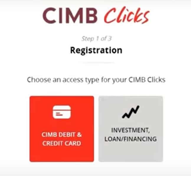 cara daftar cimb click 4