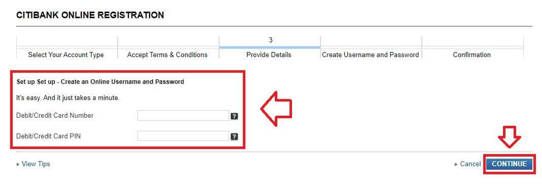 cara daftar citibank online (guna debit & atm card 4)