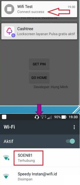 cara hack Wifi di Android (guna Wifi Test 4)