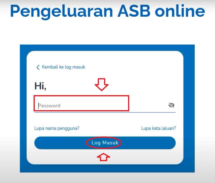 cara keluarkan duit asb (via online 4)