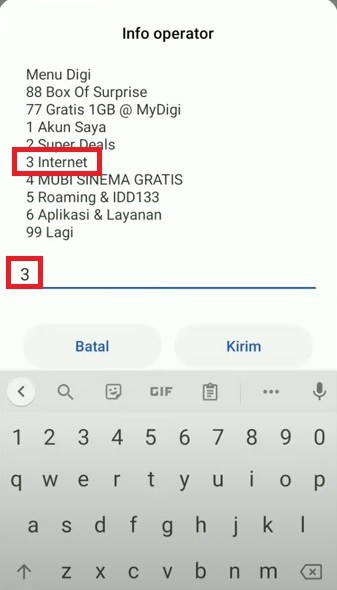 cara langgan internet digi unlimited (via kod dial 3a)