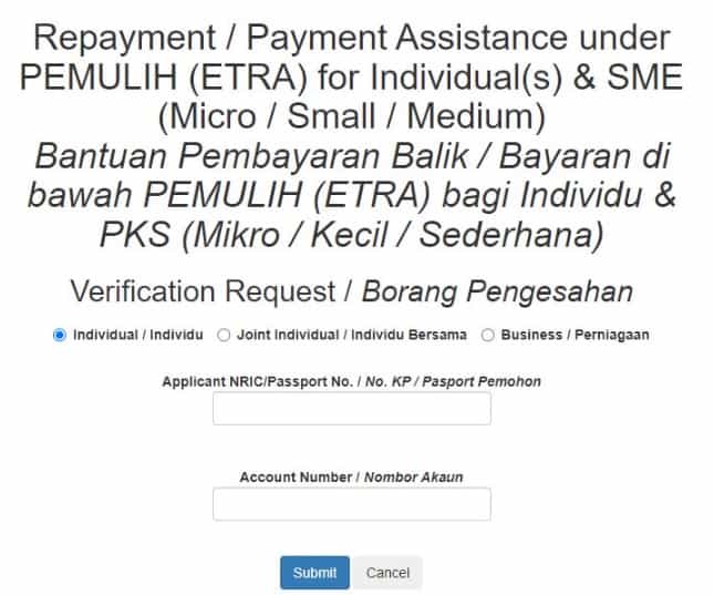 cara mohon moratoriun public bank 3