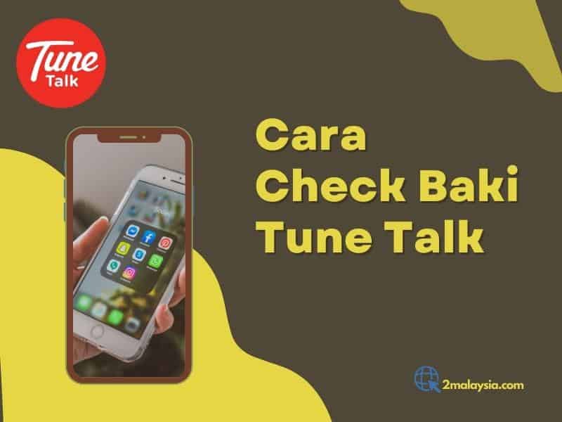 cara mudah check baki tune talk pict