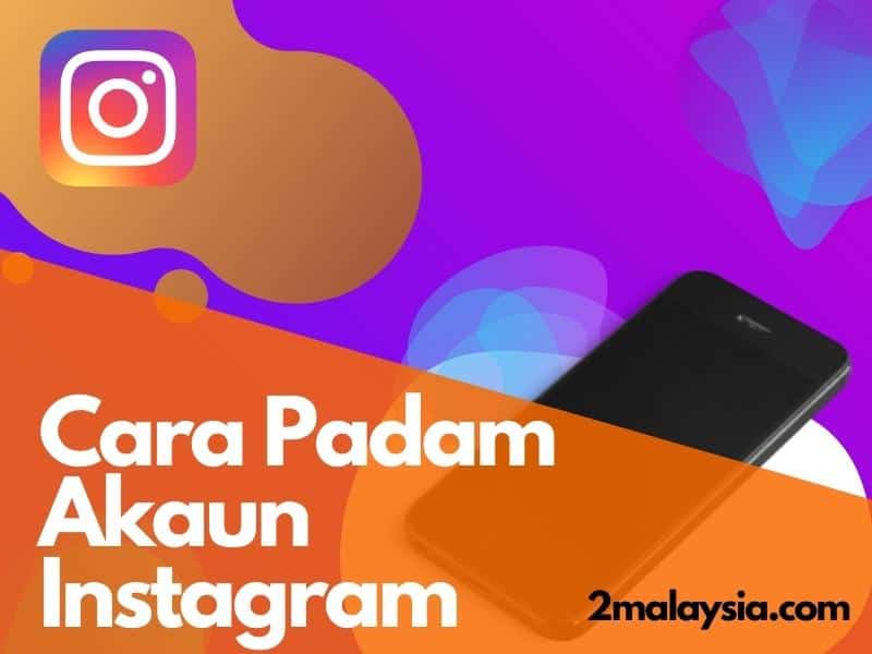 cara padam akaun instagram