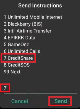 cara share kredit u mobile (via dial 3)