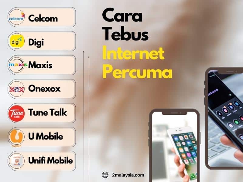 cara tebus internet percuma