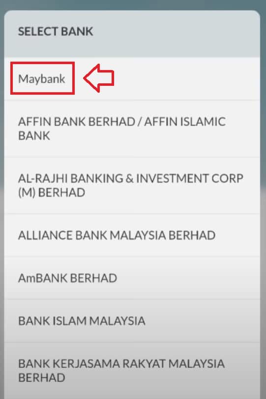 cara transfer duit maybank ke maybank (via app 3)