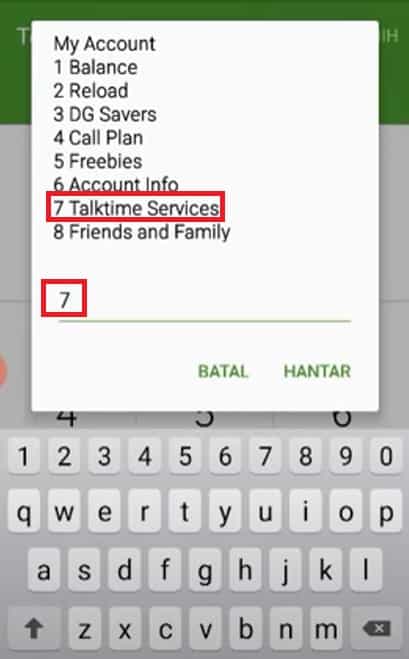 cara transfer kredit digi ke indonesia (via dial 3)
