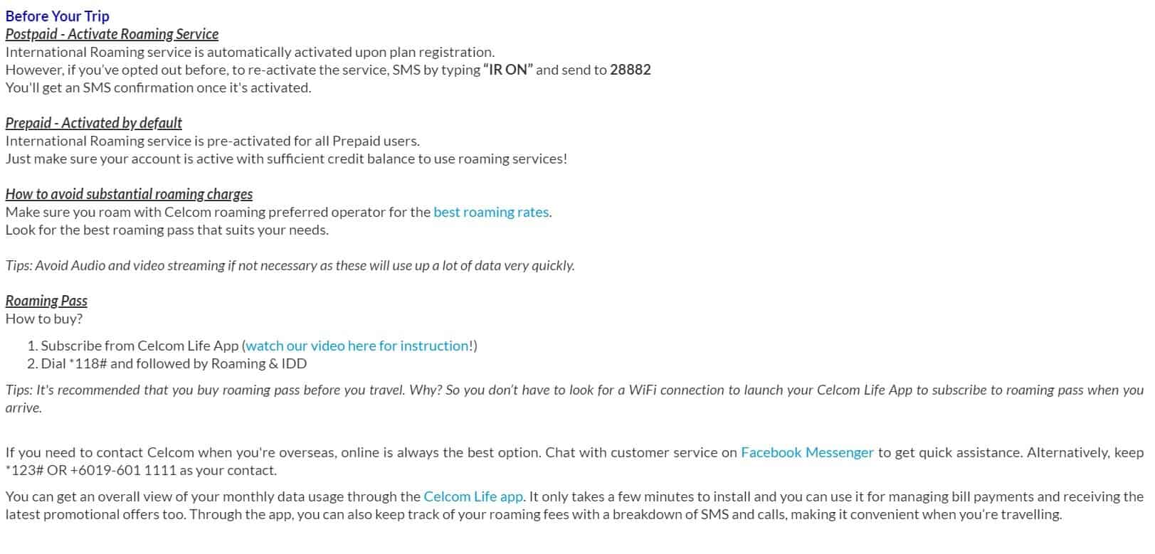 celcom roaming (tips)