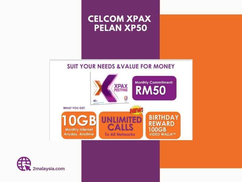 celcom xpax (pelan xp50)