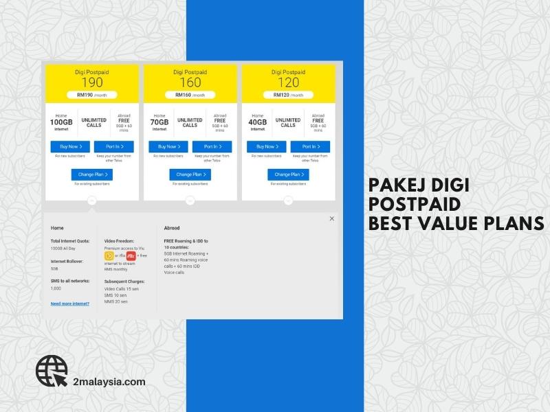 digi postpaid plan (best value plan)