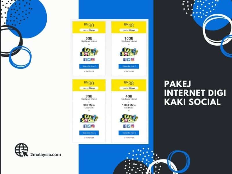 pakej internet digi (kaki social)