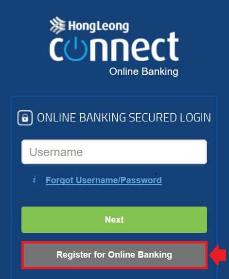 semak baki akaun hong leong bank online (cara daftar 1)