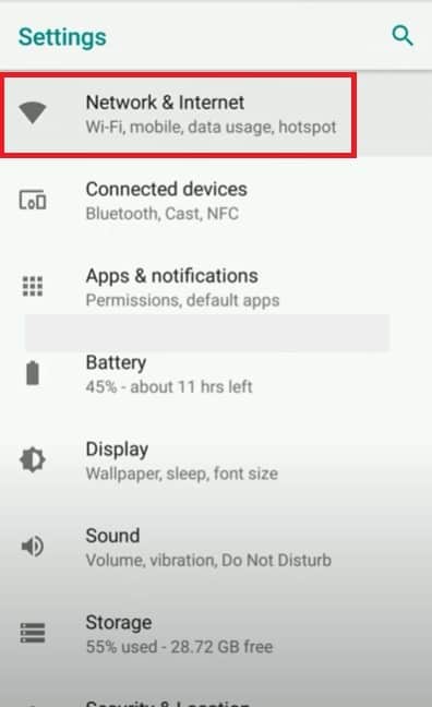 setting apn u mobile (android 1a)