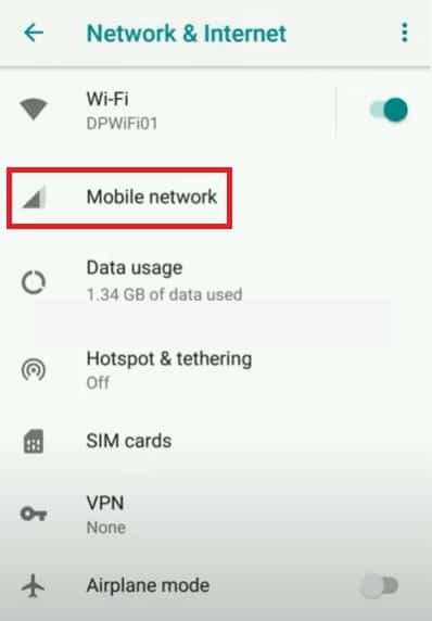 setting apn u mobile (android 2a)